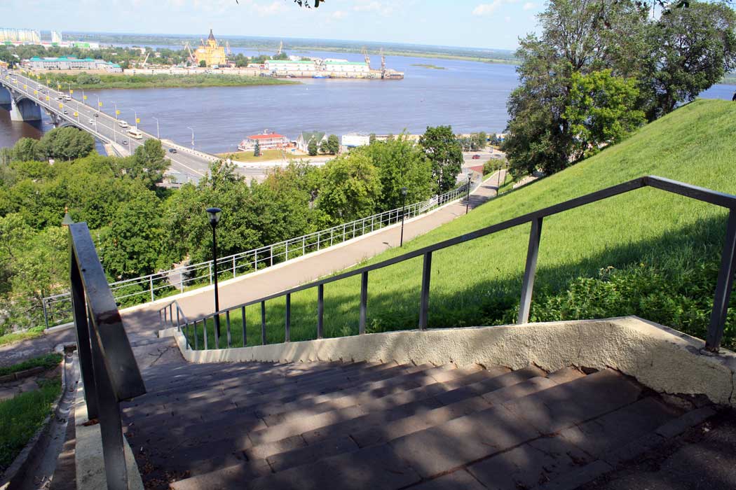 Нижний Новгород в лестницах и ступенях. 30 фото