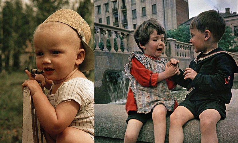 Дети 1950-х на снимках Фридлянда